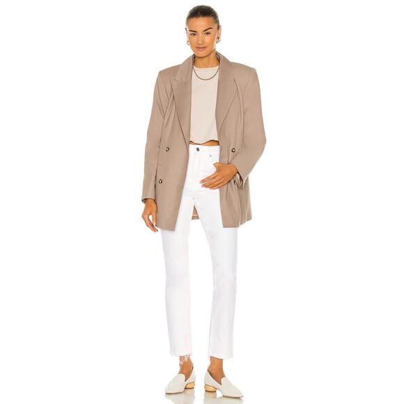 GRLFRND Karolina High Rise Straight Crop Jeans Brentwood NWT 25 - Picture 1 of 12